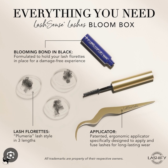 LashSense Lashes Bloom Box- Plumeria Lash Florette - Picture 3 of 4